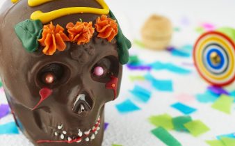 Calaveritas de chocolate para la ofrenda del Día de Muertos. Receta fácil - Sweetter